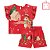 Conjunto Flora Vermelho Infantil Feminino 67106 - Imagem 1