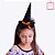 Fantasia Bruxinha Abóbora com Tiara de Chapéu Infantil Menina Muvile 4265 - Imagem 1