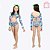 Biquíni Manga Longa Star Jeans Infantil Menina Moda Praia Siri Kids 39244 - Imagem 1