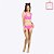 Biquíni Rosa Flúor Juvenil Moda Praia Siri Kids 39353 - Imagem 1