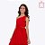 Vestido Vermelho Ombro Único Juvenil Menina Precoce 5137 - Imagem 1