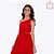 Vestido Vermelho Ombro Único Juvenil Menina Precoce 5137 - Imagem 1