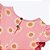 Vestido Rosa Toddler Com Babado Infantil Menina Hering Kids 5B5G1DEN - Imagem 1