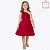 Vestido Vermelho com Laço Strass Juvenil Menina Milon 2000552 - Imagem 1