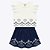 Conjunto Blusa Manga Curta e Saia Infantil Menina Milon 2000389 - Imagem 1