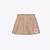 Conjunto Blusa Manga Longa Ursinho E Shorts-Saia Bege Infantil Menina Mundo Cinti 12393 Natural - Imagem 1