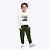 Conjunto Moletom Infantil Menino Milon 2000826 Offwhite - Imagem 1