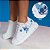 Tênis Branco Stich com Brilhos Infantil Feminino Bibi Glam 1109319 - Imagem 1