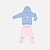 Conjunto Casaco Unicórnio Moletom Com Capuz e Calça Legging Molecotton Infantil Menina Have Fun 29406 - Imagem 2