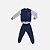 Conjunto Jaqueta Moletinho E Calça Moletom Infantil Menino Have Fun 29467 Azul - Imagem 1