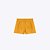 Conjunto Blusa Cropped Branca e Shorts Amarelo Infantil Menina Nanai 6000281 - Imagem 1