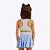 Conjunto Top Com Saia Dry Fit Mini Infantil Menina Poah Noah 54602 - Imagem 1