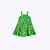Vestido Verde Estampado Infantil Menina Precoce 5501 - Imagem 1