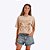 Blusa Tee Shirt Borboleta Juvenil Feminina Poah Noah 54739 - Imagem 1