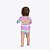 Maiô Manga Longa Colorido Bebê Menina Moda Praia Siri Kids 40444 - Imagem 1