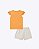 Conjunto Blusa em Meia Malha com Shorts em Molecotton Infantil Feminino Infanti  85212 - Imagem 1