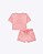 Conjunto Blusa Boxy Over em Meia Malha e Shorts em Moletom sem Pelúcia Infantil Feminino Infanti 83115 - Imagem 1