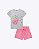 Conjunto Blusa em Meia Malha e Shorts em Canelado Liz Infantil Feminino Infanti 85894 - Imagem 1