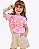 Conjunto Blusa em Meia Malha e Shorts em Moletom sem Pelúcia Infantil Feminino Infanti 83455 - Imagem 1