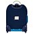 Mochila Escolar com Rodinha Color Block Azul Puket 050403162 - Imagem 1