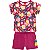 Conjunto Infantil Feminino 110226 Cor Magenta Kyly - Imagem 1