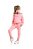 Poah Noah Conjunto Infantil Feminino Manga Longa 45637 COR PINK - Imagem 1