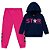 Conjunto Infantil Manga Longa Feminino Kyly 207652 - Imagem 1