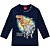 Camiseta Manga Longa Infantil Masculina Kyly 207717 - Imagem 1