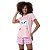 Pijama Adulto Feminino Manga Curta Gata Fada Puket 030602662 - Imagem 1