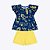 Conjunto Blusa e Manga Babadinho e Shorts Infantil Feminino Kyly 1000231 - Imagem 1