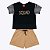 Conjunto Blusa Cropped em Cotton e Shorts em Moletom Infantil Feminino Kyly 1000263 - Imagem 1