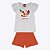 Conjunto Blusa Manga Curta Estampada e Shorts em Malha Infantil Feminino Kyly 1000235 - Imagem 1