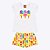 Conjunto Blusa Manga Curta e Shorts Estampa Picolé Infantil Feminino Kyly 1000233 - Imagem 1