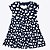 Vestido Manga Curta Estampa Coração Infantil Feminino Kyly 1000225 - Imagem 1