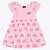 Vestido Manga Curta Borboleta Infantil Feminino Kyly 1000198 - Imagem 1
