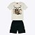 Conjunto Camiseta Manga Curta e Bermuda Moletom Infantil Masculino Kyly 1000403 - Imagem 1