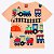 Camiseta Manga Curta Estampa Trenzinho Infantil Masculina Kyly 1000350 - Imagem 1