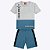 Conjunto Camiseta Manga Curta e Bermuda Moletom Infantil Masculino Kyly  1000387 - Imagem 1