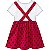 Vestido Infantil Feminino Manga Curta Poá Kyly 111452 - Imagem 1