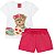 Conjunto Infantil Feminino Manga Curta Kyly 111465 - Imagem 1