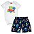 Conjunto com Body Manga Curta Bebê Masculino Kyly 111425 - Imagem 1