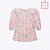 Vestido Manga Longa Estampado Bebê Menina Infanti 71940 - Imagem 1