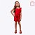 Conjunto Blusa e Short Vermelho Infantil Menina Vigat 4909 - Imagem 1