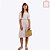 Vestido Manga Curta Off White Juvenil Menina Vigat 7854 - Imagem 1