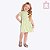 Vestido Manga Curta Listras Melancia Infantil Menina Kyly 1000223 - Imagem 1