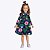 Vestido Manga Longa Florido Infantil Menina Kyly 1000751 - Imagem 1