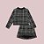 Conjunto Casaco Boxy e Saia em Tweed Monaco com Shorts Embutido Infantil Menina Infanti 81269 - Imagem 1