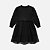 Vestido Em Veludo E Tule Infantil Menina Infanti 79674 Preto - Imagem 1