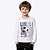 Conjunto Camiseta Manga Longa E Calça Comfy Football Infantil Menino Banana Danger 53210 Branco - Imagem 1