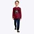 Camiseta Manga Longa Infantil Menino Kyly 1000836 Vermelho - Imagem 1